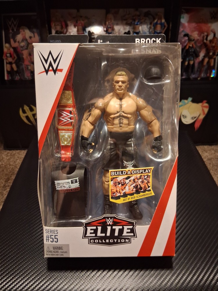 wwe elite series 55 brock lesnar