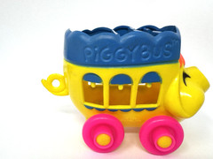 1969 Upsy Downsy Pudgy Fudgy Piggy Bus Tingle Dingle Information Booth Car LOT