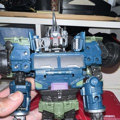 Hasbro Transformers Megatron Decepticon Transforming Rhino Figure 9in Blue Green