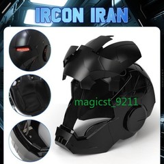 Iron Man Full Mask Black 1:1 MK5 Jarvis Deformable Voice Control Wearable Helmet