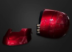 New AutoKing 1:1 Mk5 Iron Man Helmet Cosplay Voice Control Eyes with Light Model