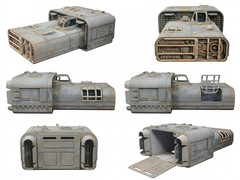 1:18 SCALE SPEEDER TRUCK SHIP ACCESSORY FOR 3.75″ SCI FI DIORAMA STAR WARS