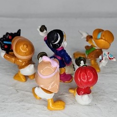 Vtg 1986 Disney Ducktales 2 Webby Huey Duey Louie Scrooge PVC Figure Lot Of Five
