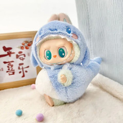 Fits 1,2,3 LABUBU Clothes Set Cute Animal Overall Monsters Plush – NO DOLL