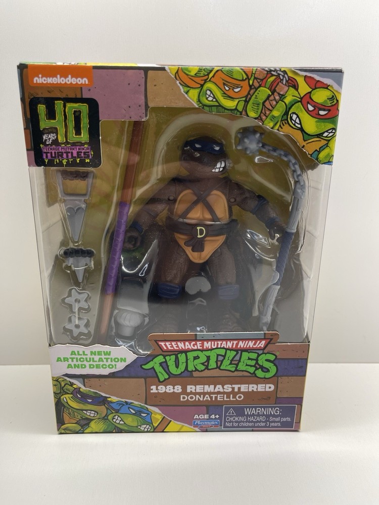 1988 Teenage Mutant Ninja Turtles Remastered TMNT Donatello NEW 2024 Figure