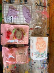 Popmart labubu Luck 100% authentic plus clear case and three new outfits in USA