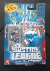 Mattel Justice League Unlimited Lot Hawk, Dove, The Atom, Batman
