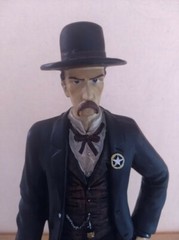 RARE WYATT EARP  VINTAGE WESTERN ACTION FIGURE 16″ Tall 