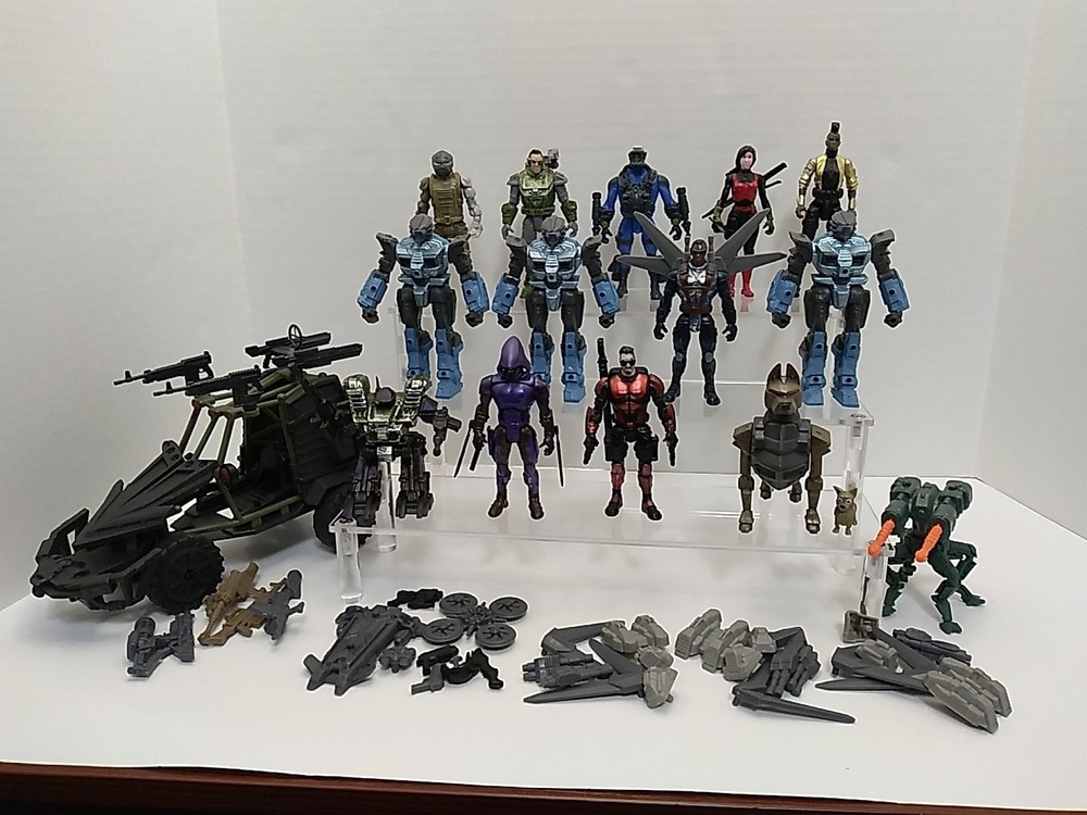 Final Faction Alpha Team 1 Action Figure, Weapon Pack, and Vehicle Lot