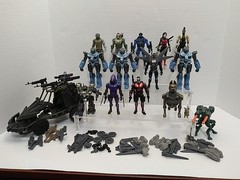 Final Faction Alpha Team 1 Action Figure, Weapon Pack, and Vehicle Lot