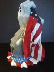 NEVER FORGET HAND Custom Kidrobot Santa Cruz Skateboards Screaming Hand Figure