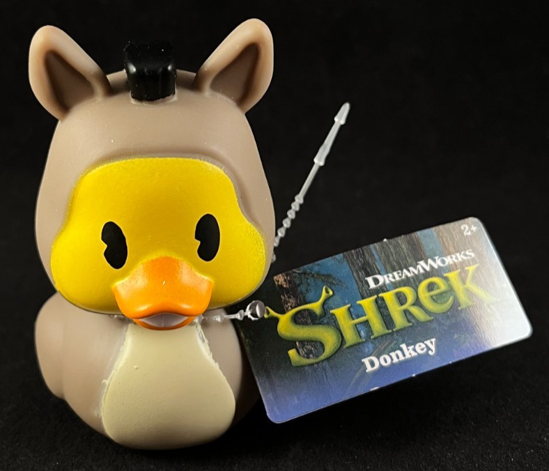 Dreamworks – Shrek – Donkey – Rubber Duck – Approx 3″ High – Duckalooz