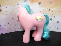 My Little Pony G1 Sundae Best Banana Surprise Pink Blue 1987 Hasbro cream split
