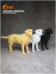 JJM Standing Labrador Retriever Dog Figure Model Xmas Gift Souvenirs Toy