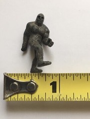 TINY BIGFOOT FIGURINE 1 INCH MINI SASQUATCH MICRO FIGURE 2.5 CM TOY HO SCALE