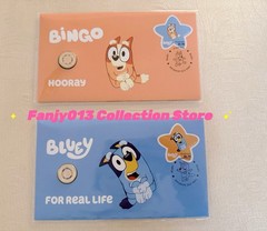 Bluey 2026 $2 Coin in Card with Privy Mark/ Stamp & Pin Cover – Pick Your Own