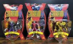 Generation X Lot of 3 Emplate, Skin & Phalanx 5″ Action Figure Set 1995 NIP