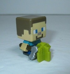 Minecraft Mini-Figures Obsidian Series 4 1″ Farming Steve Figure Mojang