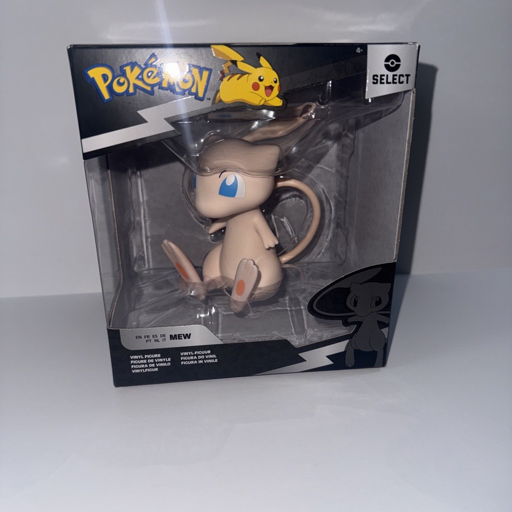 Jazwares Pokemon Select Series 1 Mew Boxed 4″ Vinyl Figure Collectible NIB Mint