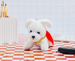 Superman Krypto The Superdog Plush Keychain