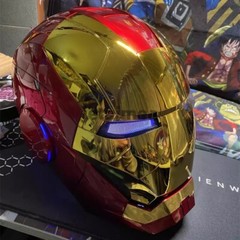 US! Iron Man Gold Mask Christmas AUTOKING MK5 1:1 Helmet Wearable Voice-control