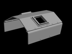Sunny Days Humvee Turret Cover, Hobby Parts, All Scales, Military Vehicles