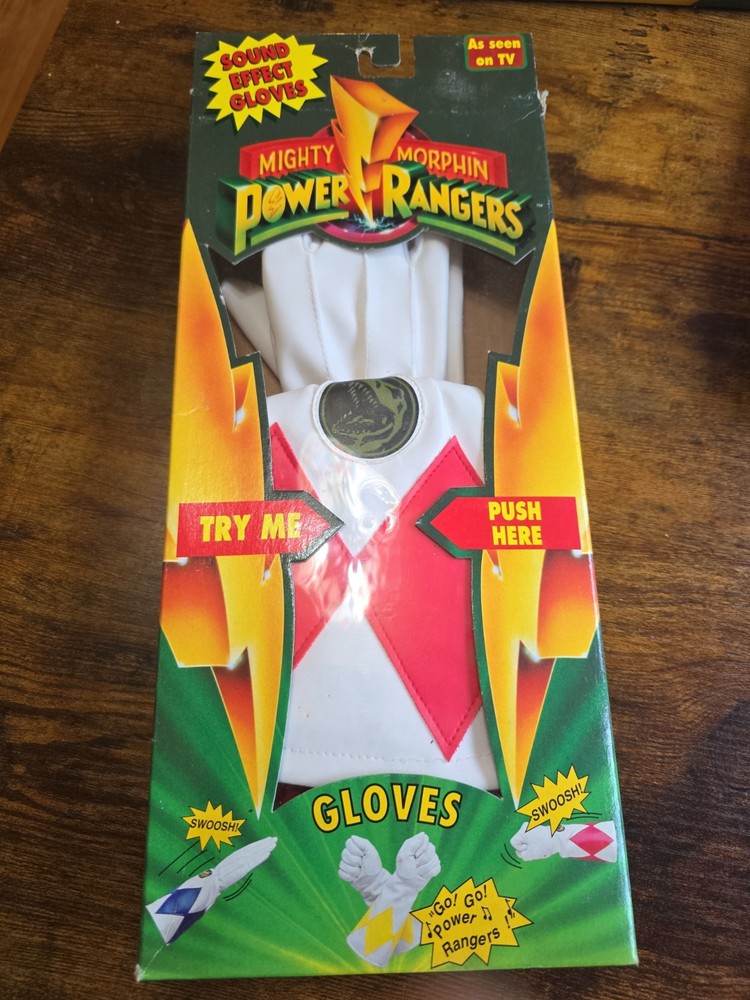 Mighty Morphin Power Rangers Sound Effect Gloves Red Ranger