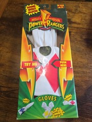 Mighty Morphin Power Rangers Sound Effect Gloves Red Ranger