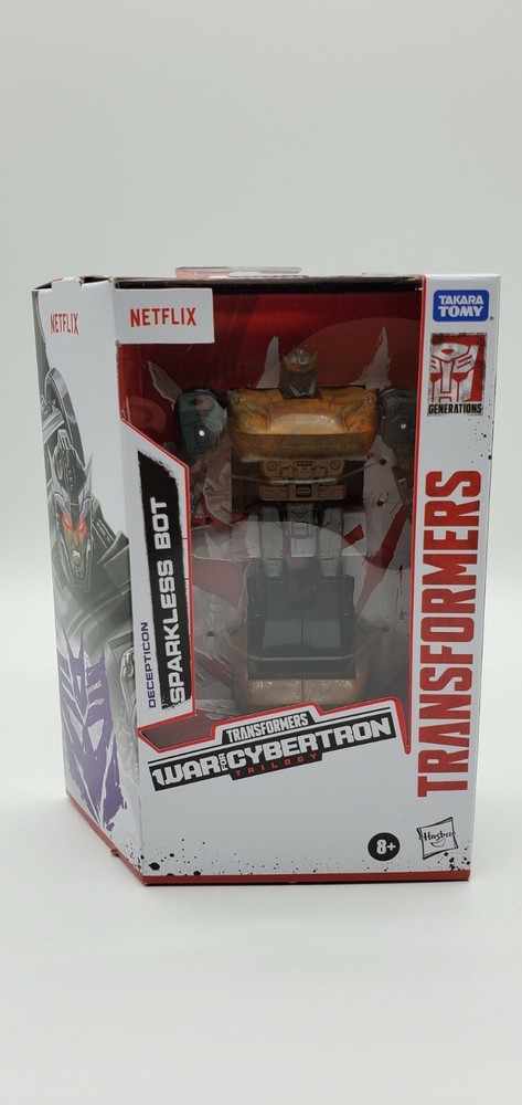 Transformers War For Cybertron wave 3 Netflix SPARKLESS BOT Walmart – In Hand