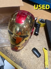 Iron Man Gold Mask Cosplay AUTOKING MK5 1:1 Helmet Wearable Voice-control New US