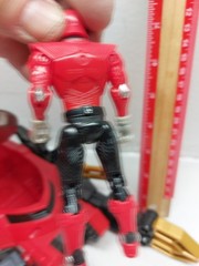 Power Rangers Bandai Samurai Red Transporter Vehicle Morphs Ranger K1