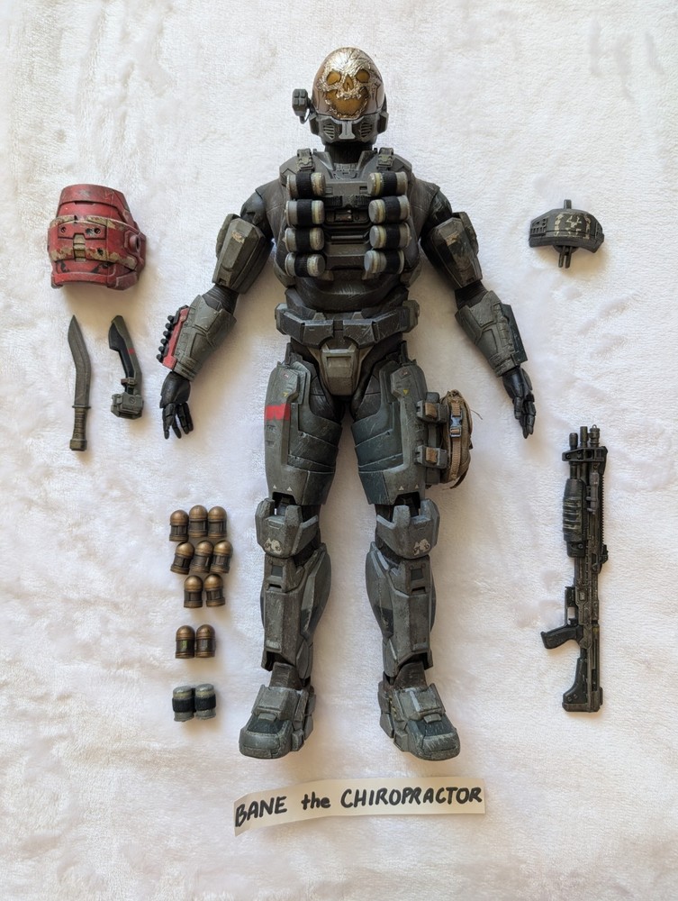 3A ThreeA Halo Reach Emile Noble Team 1/6 Action Figure COMPLETE NO BOX