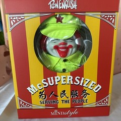 Ron English Mc Supersized Black light magic 8″inch Mindstyle Serving The People
