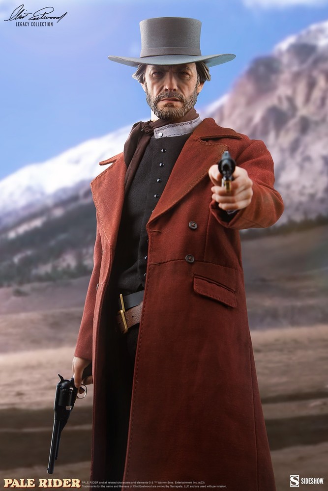 Sideshow Collectibles The Preacher 1:6 Scale Figure Pale Rider Clint Eastwood