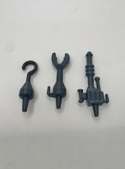 Vintage MOTU He-Man 1983 Trap Jaw attachment weapon accessory Set REPRO Part