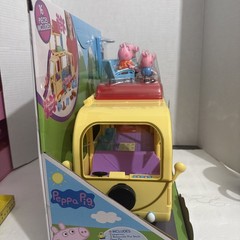 Peppa Pig Transforming Camper Van RV Playset w/ Sounds Tested – 99% Complete Set