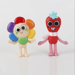8pcs/Set Dandy’s World Dolls Horror Game Action Figure PVC Model Toy BEST GIFT