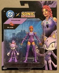New DC x Sonic The Hedgehog – Starfire & Blaze – Action Figures – Wave 3