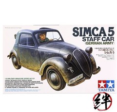 Tamiya 1/35 Military No. 321 German Army Staff Car Simca 5 Plastic Model