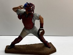 IVAN RODRIGUEZ McFarlane Action Figure 2002 with 10 trading cards pre-owned