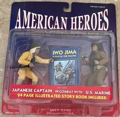 American Heroes Japanese Captain in Combat w/ U.S. Marine Action Figure