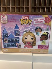 Funko Disney Princess Bitty Pop Countdown Advent Calendar 24Pc Set New & Sealed
