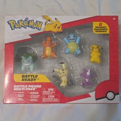 New Jazwares Pokemon Battle Ready 6-Figure Multi-Pack Set Lot Of 2 Boxed