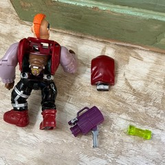 Vintage 1992 TMNT Mutatin’ Bebop Figure w Camera Shell Drill & Ooze Playmates