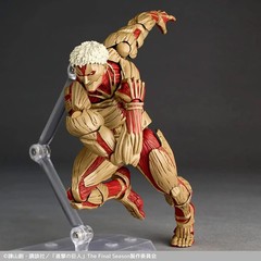 Kaiyodo Armored Titan Attack on Titan Amazing Yamaguchi Revoltech Figure w/bonus