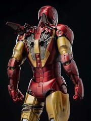 ThreeZero 1/12 Avengers Infinity Saga Iron Man Mark VI 6 Battle Damage DLX