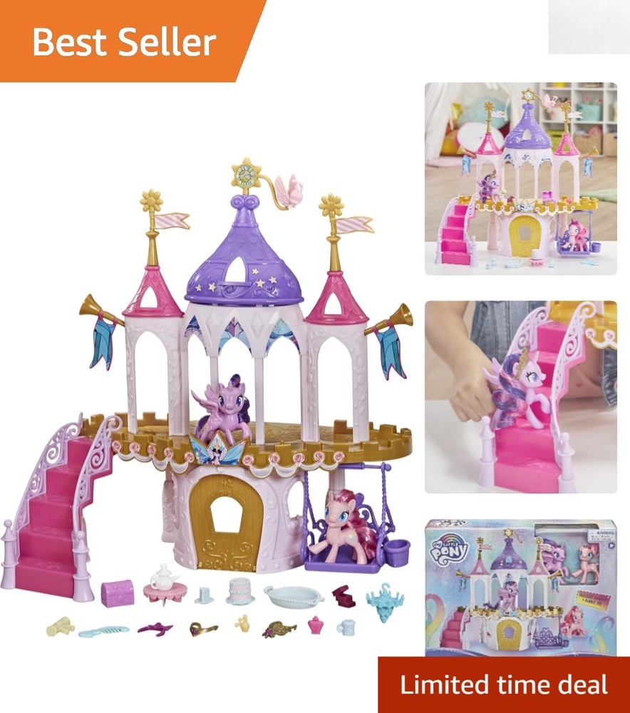 My Little Pony Friendship Castle Playset – Twilight Sparkle & Pinkie Pie Figures