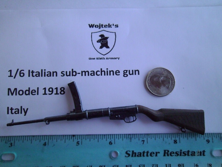 LC05 1/6 Homemade Italian WWI WWII OVP 1918 Sub-Machine Italy