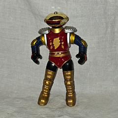 Robot Action Figure Toy, Plastic, Gold/Red/Black/Blue/Silver Color