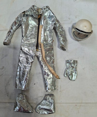 1969 Hasbro GI Joe Hong Kong Hidden Missile Discovery Astronaut Suit NJ-83